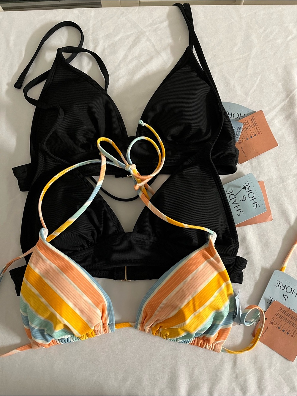 Shade and shore bathing suit top bundle Medium